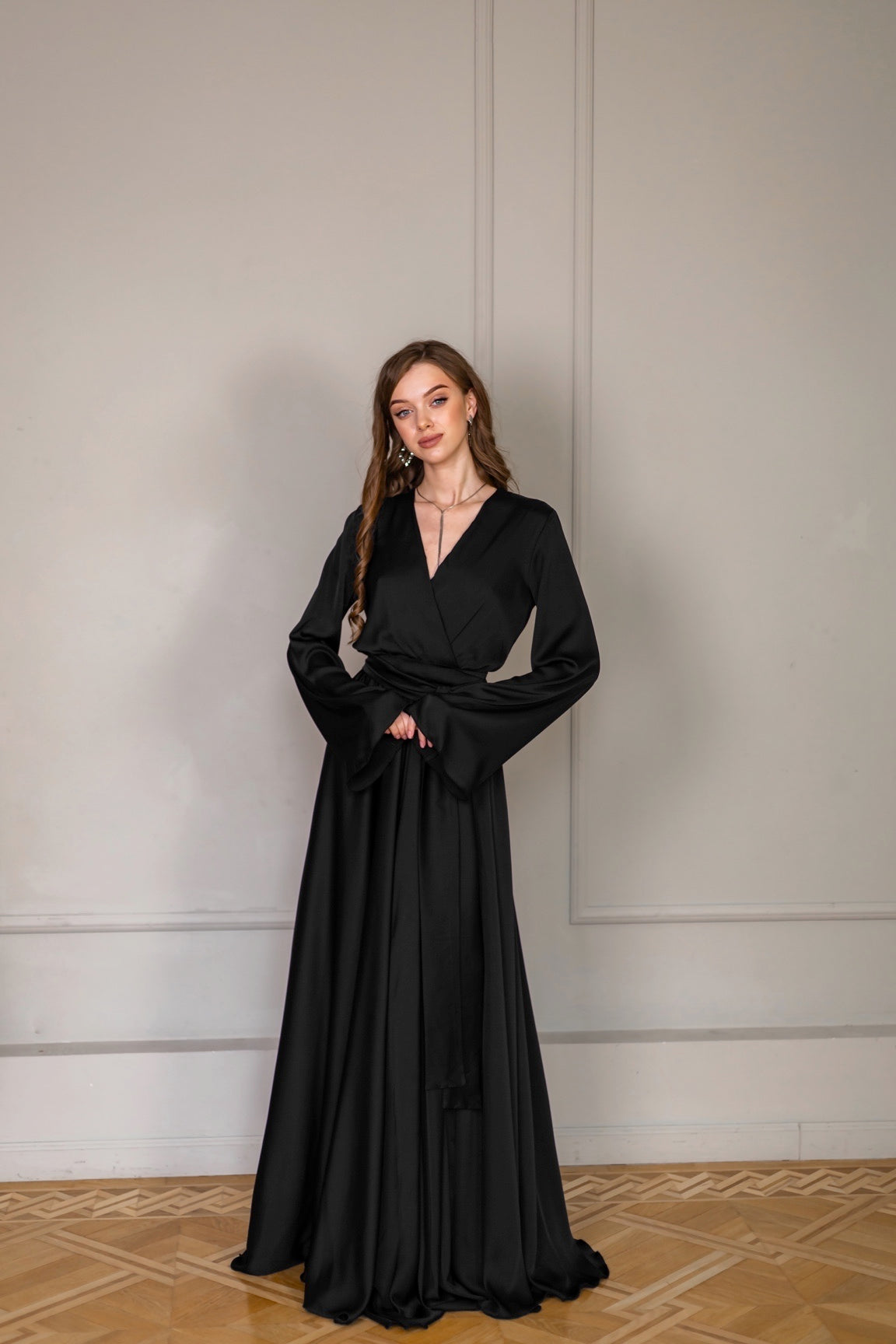 Black Elegant Occasion Dress - Lansy Custom Dresses